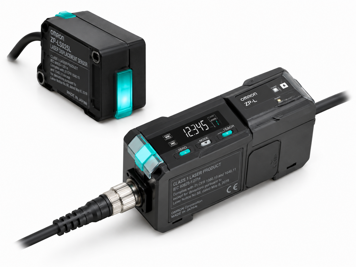 Omron ZP-L Laser Displacement Sensor IO-Link Amplifier Unit (COM3, NPN/PNP switching)