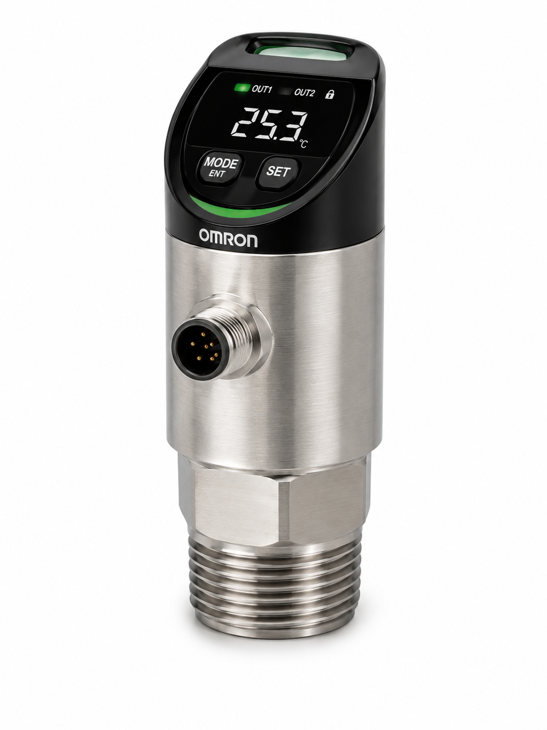 Omron E8PC IoT Pressure Sensor (Pressure + Temperature, IO-Link, -0.1~+40MPa)