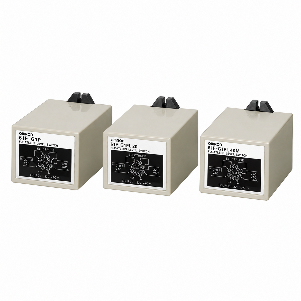 Omron 61F-G[]P Floatless Level Switch (Plug-in, G1/G2/I, General/Long-dist/High/Low)