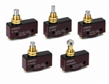 Omron X General-purpose Basic Switch (DC, Built-in Magnetic Blowout, Pin/Lever/Roller)