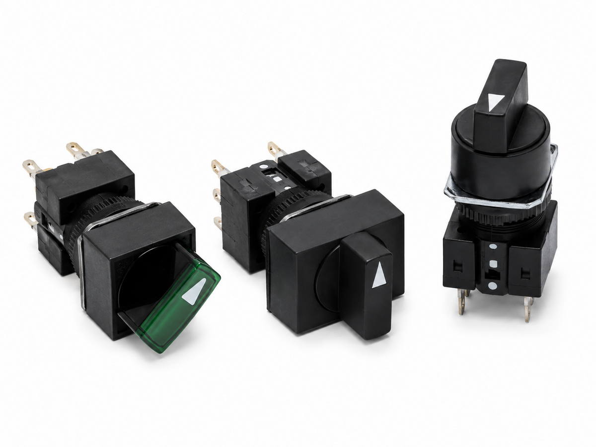 Omron A165S/W Knob-type Selector Switch Individual Parts (Selectors, Switch Units, Switches, Lamps)