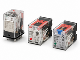Omron MY-GS Miniature Power Relay (Standard, 2/4-pole, w/wo Indicator+Latch, AC+DC)