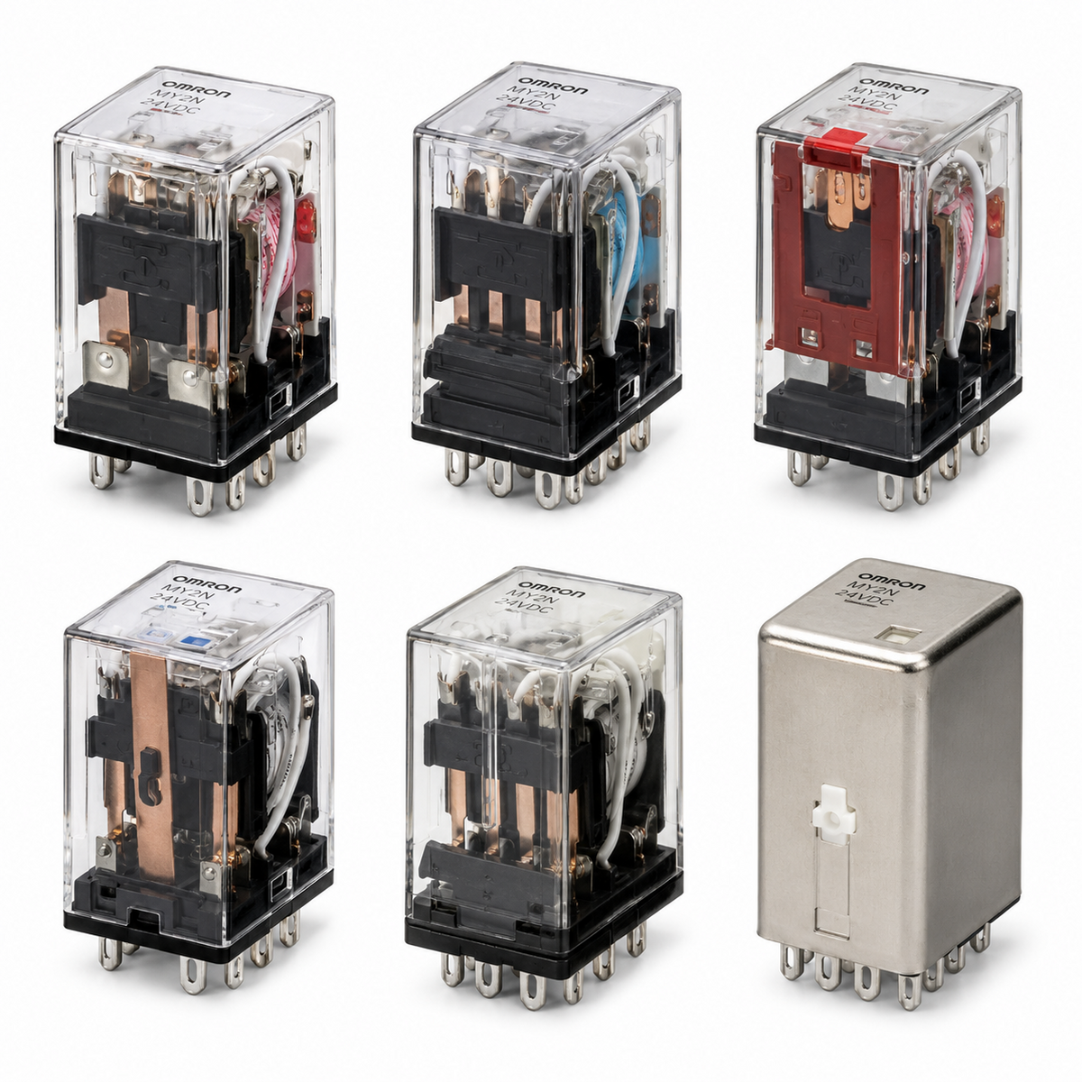 Omron MY Miniature Power Relay (Case-surface Mounting, 2/3/4-pole)