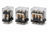 Omron LY Bi-power Relay Sockets and Accessories (Front/Back, Clips, Mounting Plates, DIN Track)