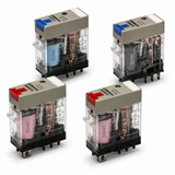Omron G2R-[]-S Relay Sockets and Accessories (Track+Back Sockets, Short Bars, DIN Track)