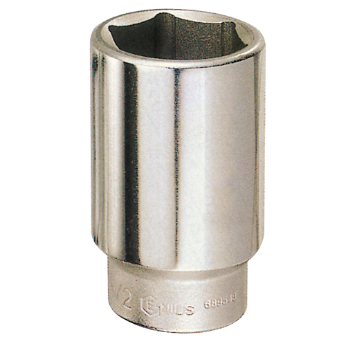 Genius Deep Hand Socket 1/4" Drive 6-Point Metric (4–8mm)