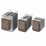 Omron G3PE Three-phase Solid State Contactor for Heaters (15-45A, 240/480VAC, 2/3-pole, DIN+Screw)