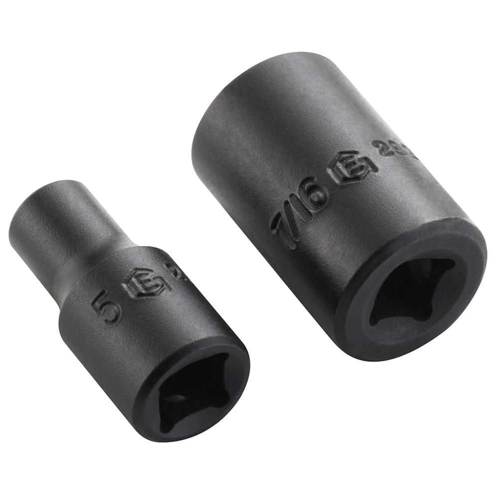 Genius Impact Socket 1/4" Drive 6-Point Metric (8–14mm)