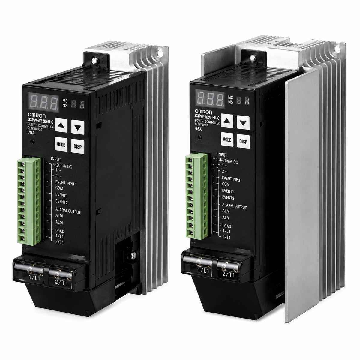 Omron G3PW Single-phase Power Controller (20/45/60A, 100-240VAC, Standard+Constant Current)
