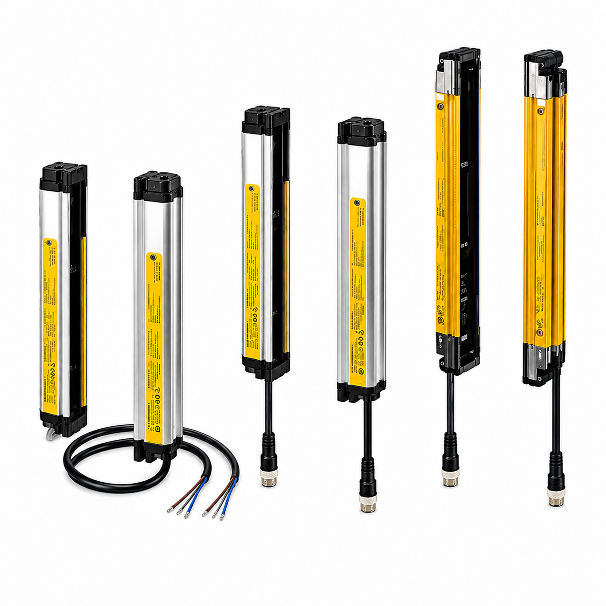 Omron F3SJ-A Safety Light Curtain (Finger 14mm, 245-1271mm, PNP+NPN, PLe/SIL3)