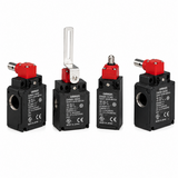 Omron D4NH Safety-door Hinge Switch (Compact Plastic, Shaft+Arm Lever, 1/2-Conduit, Direct Opening)