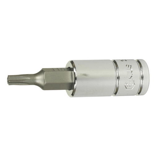 Genius Torx Tamperproof Bit Socket 1/4" Drive (T20–T40)