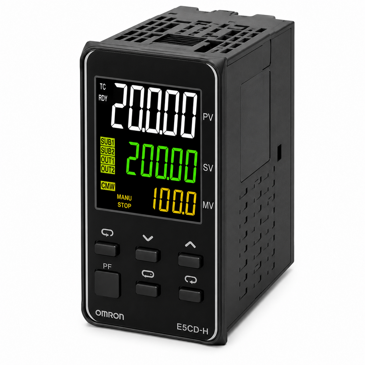 Omron E5ED-HCC4ABM Digital Temperature Controller (48×96mm, Current Output, Current, 100~240VAC, Push-In Plus)