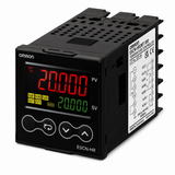 Omron E5CN-H Advanced Digital Temperature Controller (48x48mm, Relay/Voltage/Current/Linear Voltage Output, Black/Silver)