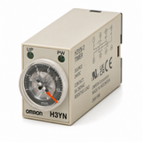 Omron H3YN Solid-state Timer (Miniature, Multi-range Multi-mode, DPDT/4PDT, Socket Mounting)
