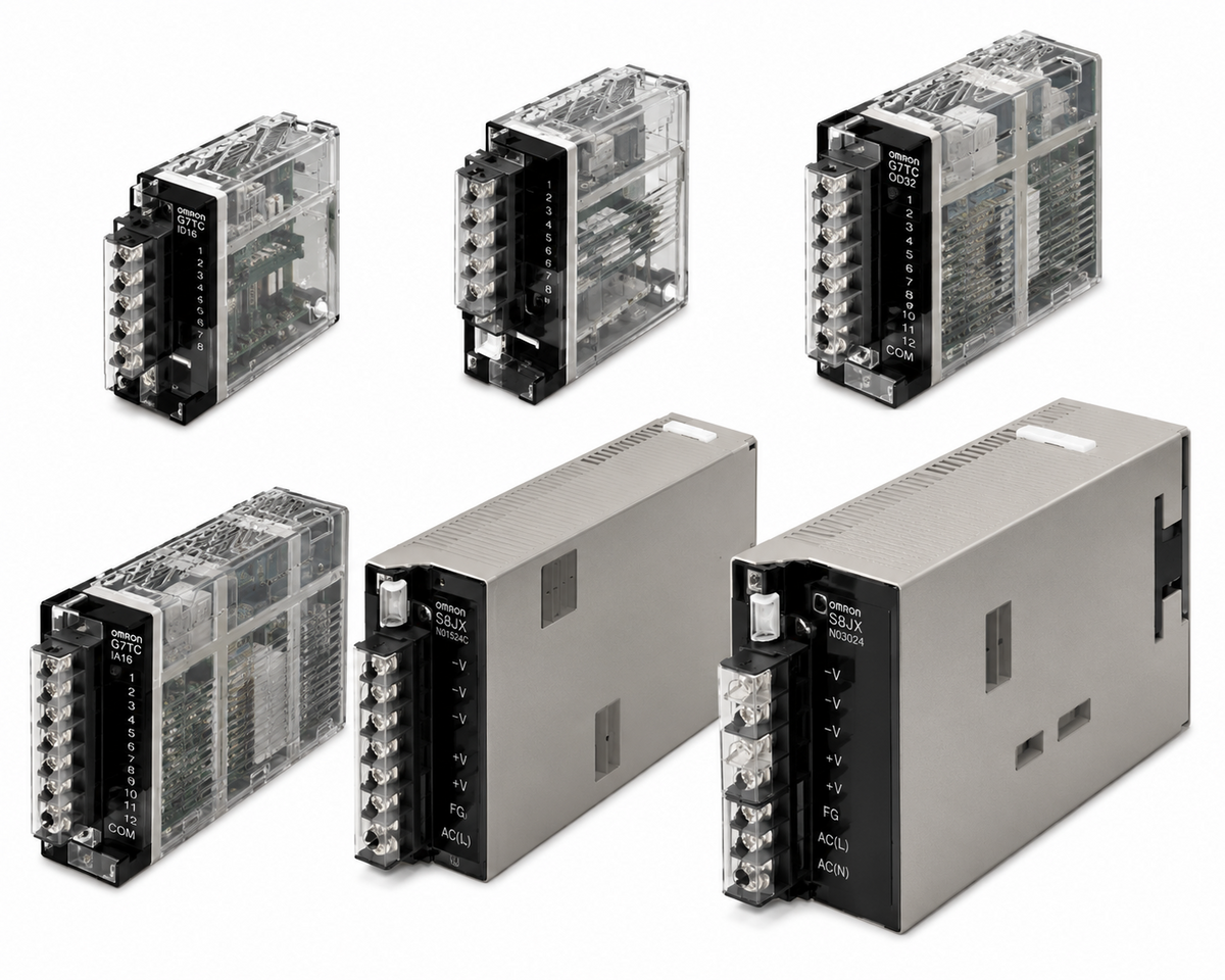 Omron S8FS-G Switch Mode Power Supply (With Cover / Direct Mounting / Connector Type, 15~150W, 24VDC)