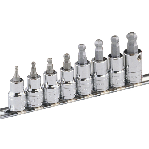 Genius Ball Point Hex Bit Socket Set BS-308WH