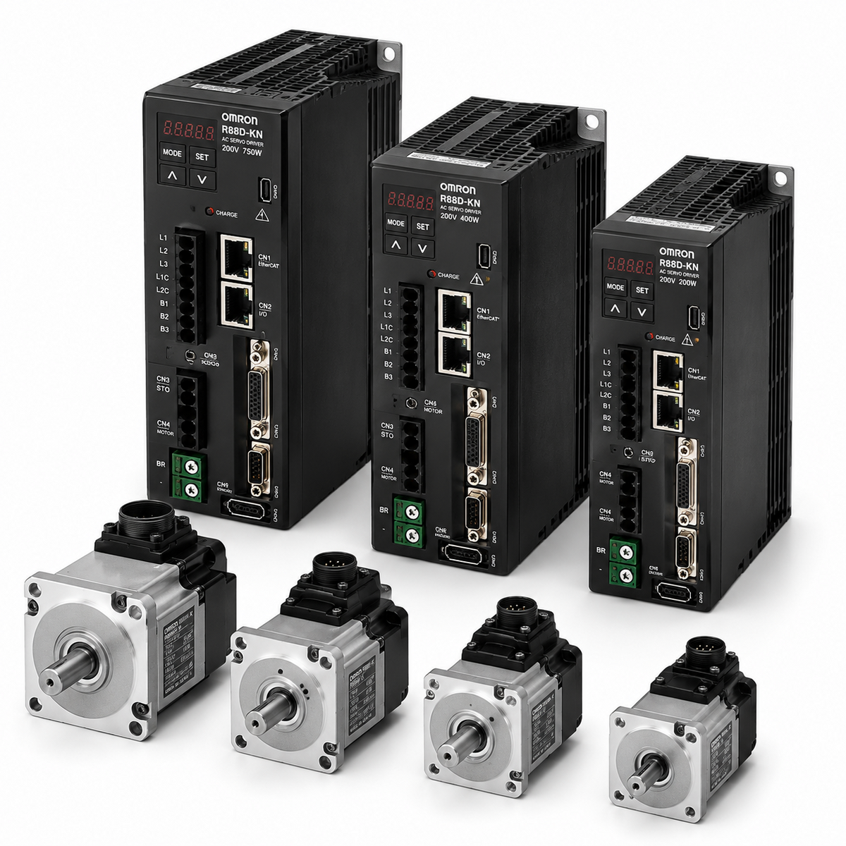 Omron Servo Relay Units and Relay Unit Cables (Drive Side) for G5 Series R88D-KT