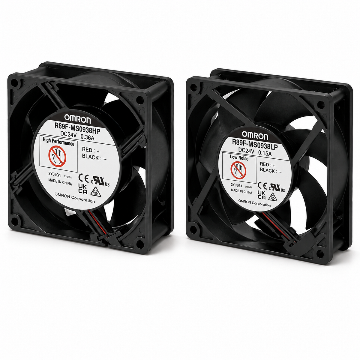 Omron R89F-M AC Axial Fan Set Models (Fan + Finger Guard + Screws + Plug Cord)