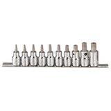 Genius Torx Tamperproof Bit Socket Set BS-410TA