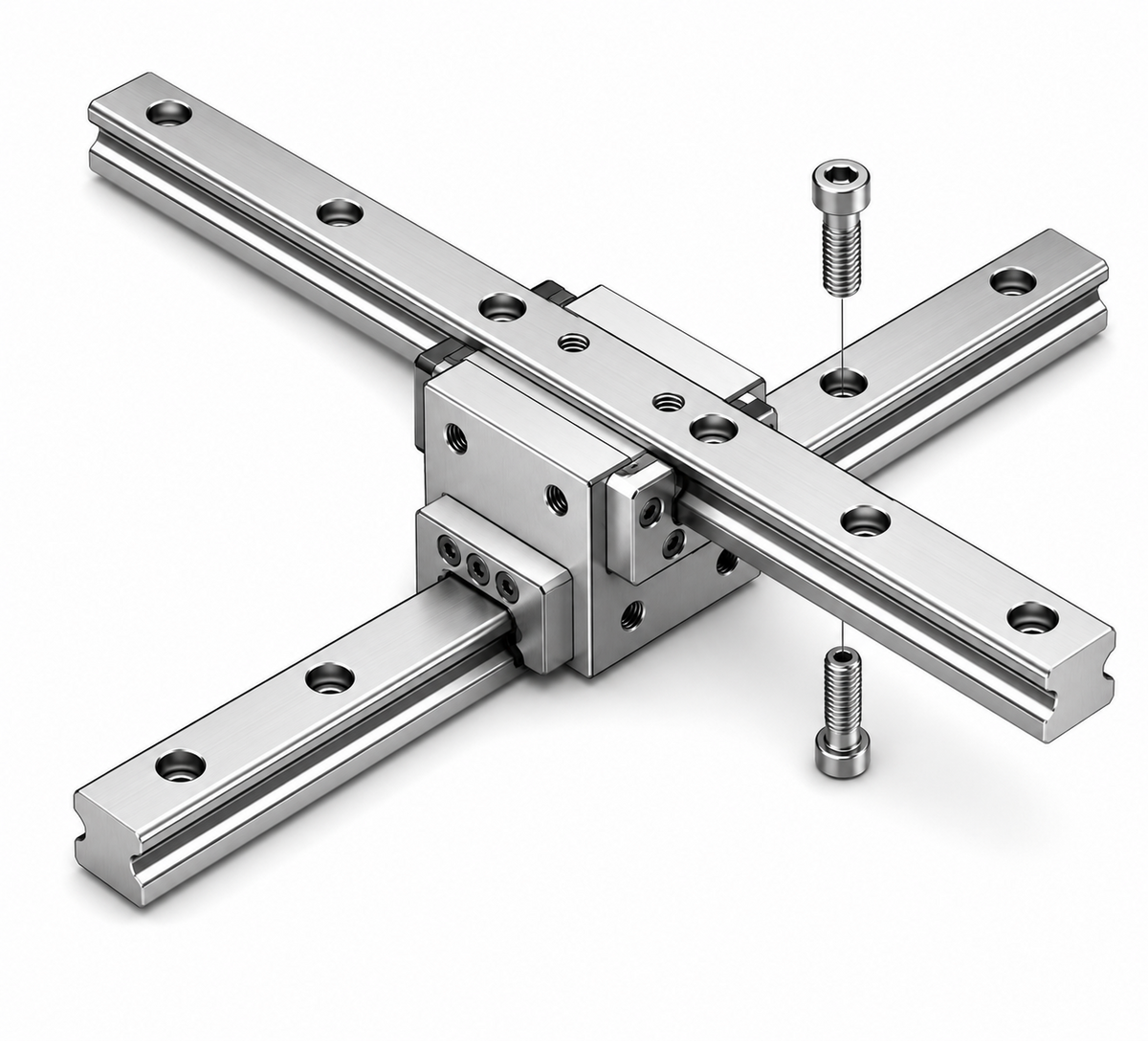 THK CSR-S Cross LM Guide Block (Full Ball, Standard Length, High Rigidity)