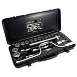 Seshin Buffalo Socket Wrench Set 1/2DR mm 24pcs