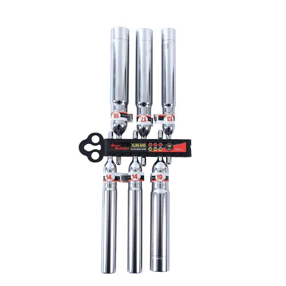 Seshin Buffalo Extra Long Bit Socket Set XLBS6HS