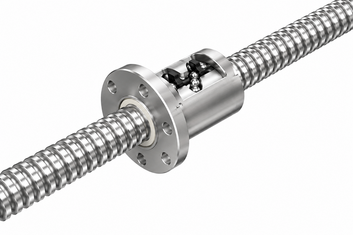 THK BNF-V Ball Screw (Single Nut Flanged, Shaft φ45, Medium)
