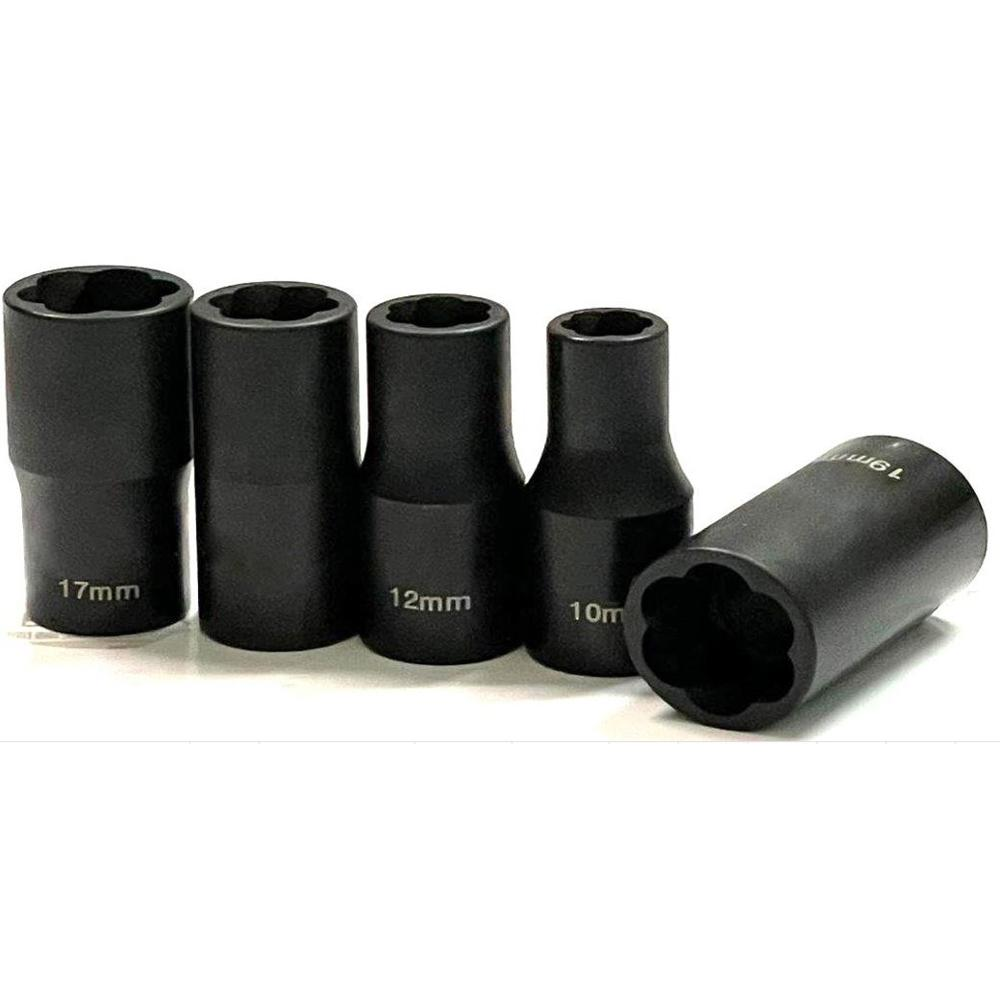 Seshin Buffalo Nut Twister Socket Set NTS1250-05