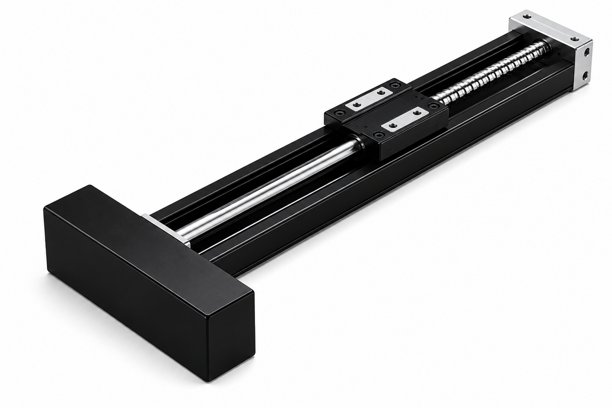 THK KR30H LM Guide Actuator, Motor Parallel, Block A/B