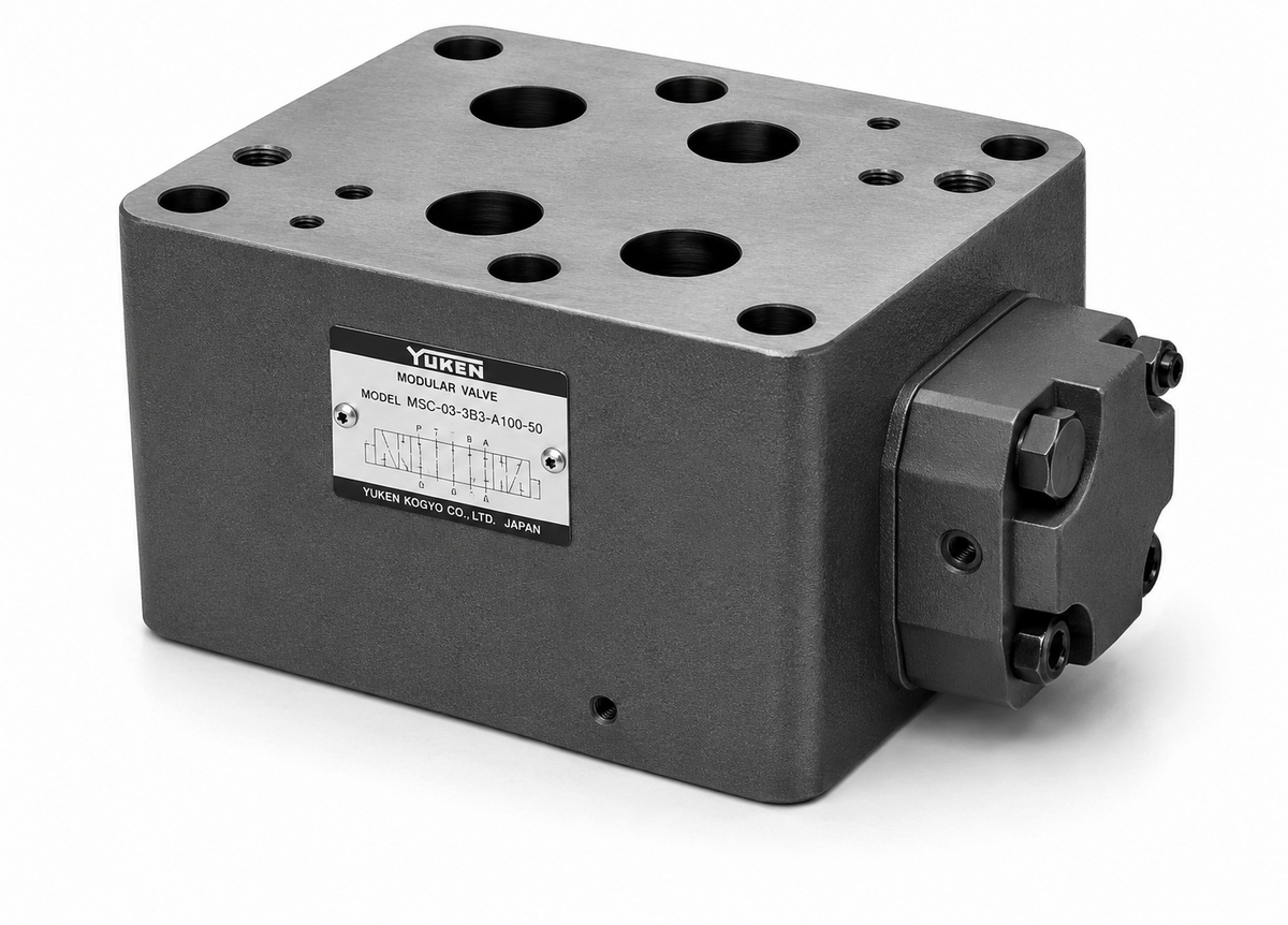 Yuken — 10 Series Reducing Modular Valve (Sandwich Type)