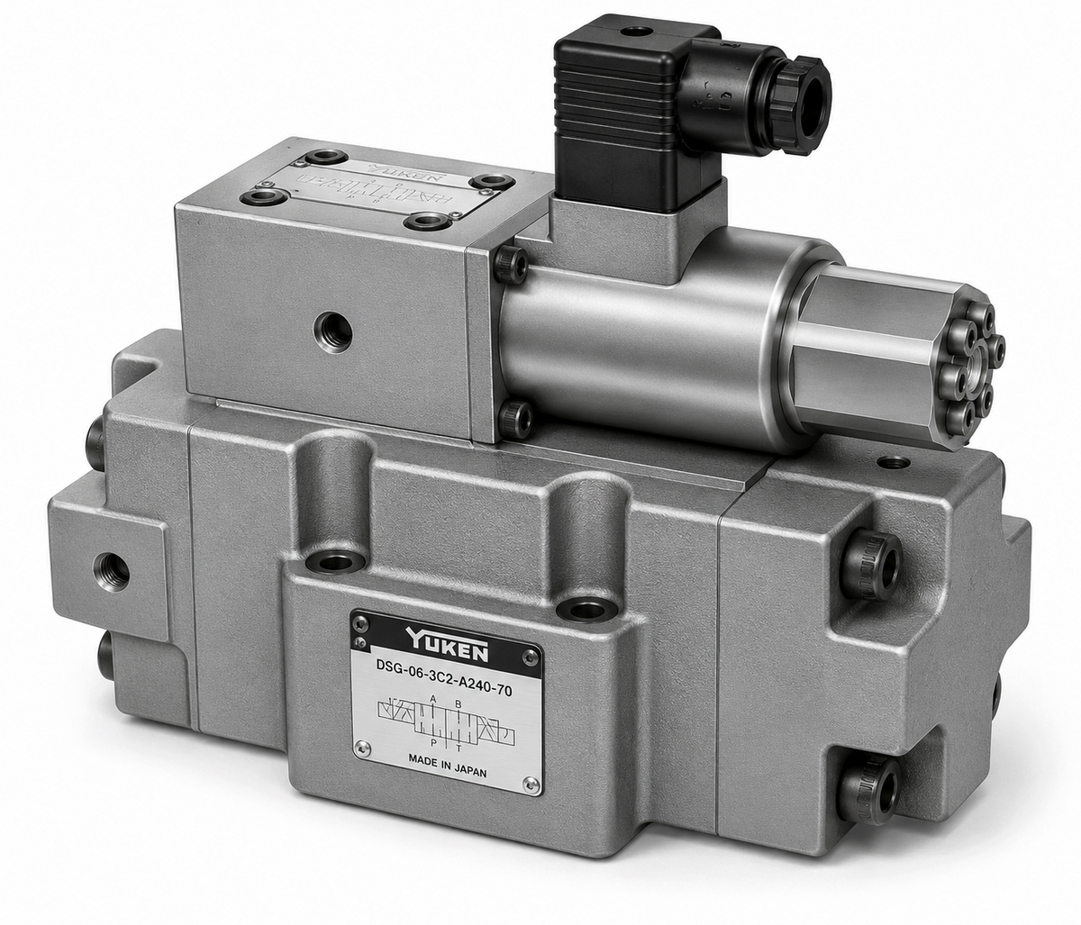 Yuken ERBG-06 Proportional Relieving & Reducing Valve (E series, 24.5 MPa, max 100 L/min, size 06)