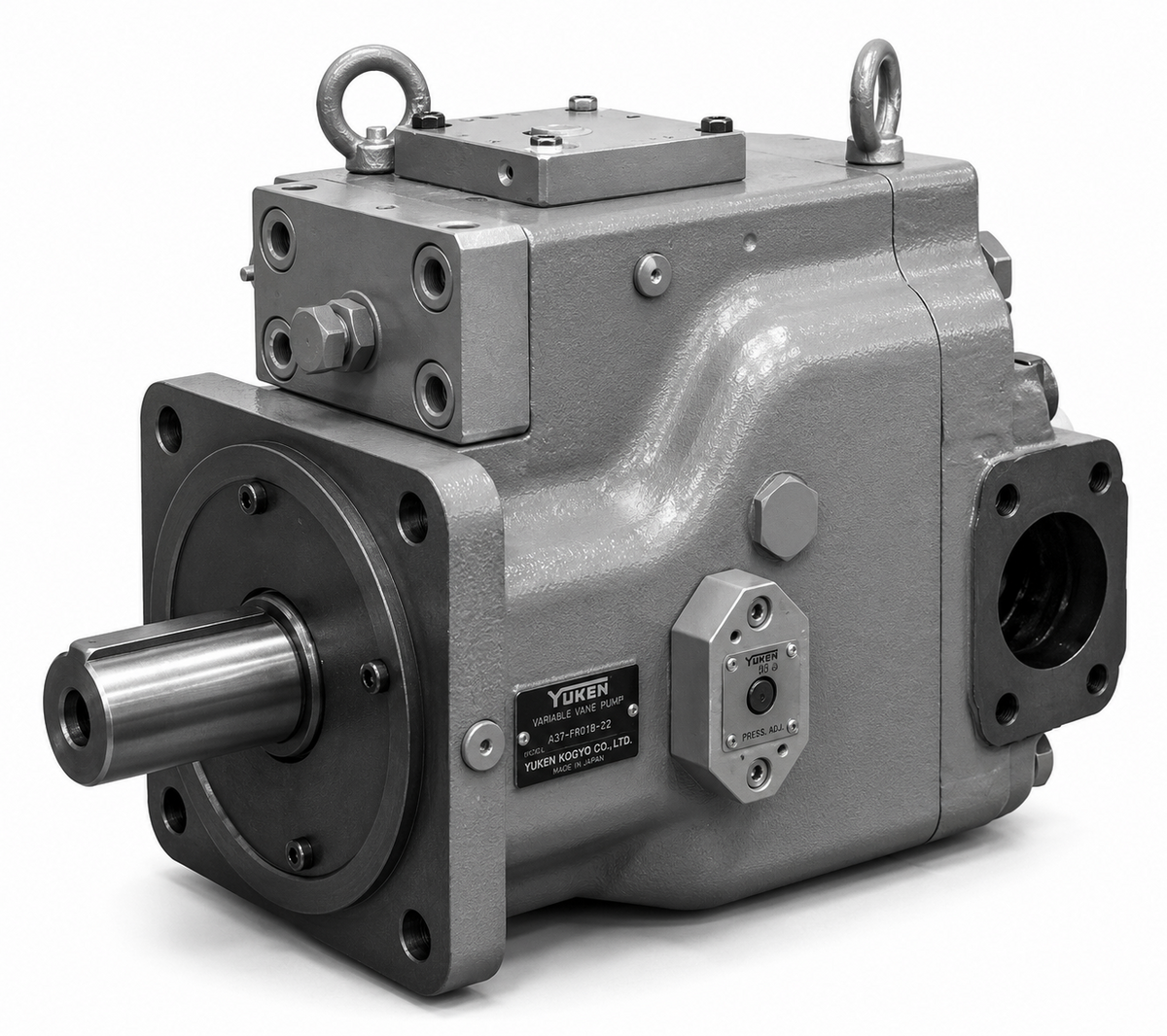 Yuken A7H Series High Pressure Variable Displacement Piston Pump (Pressure Compensator, 180-270 cm3/rev)