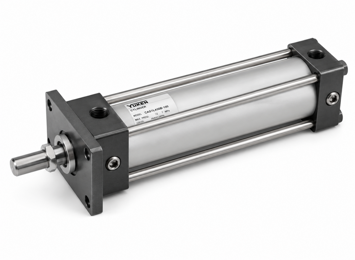 Yuken CJT35 3.5MPa Standard Hydraulic Cylinder (Flange Mount FA/FB, Bore 32-160mm)