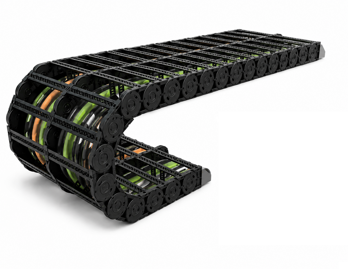 CP System Shift Chain ST150D Double Chain Cable Carrier (Pitch 150, Inside Width 75-600mm, BR R205-R605)