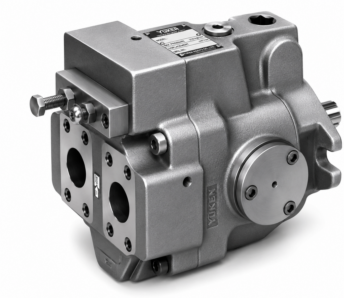 Yuken A Series A56 Variable Displacement Piston Pump (Two-Pressure Two-Flow by System Pressure, 56.2 cm3/rev)