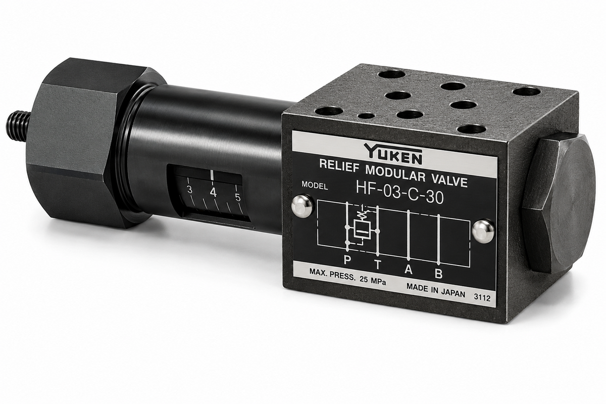 Yuken — 005 Series Relief Modular Valve (Sandwich Type)