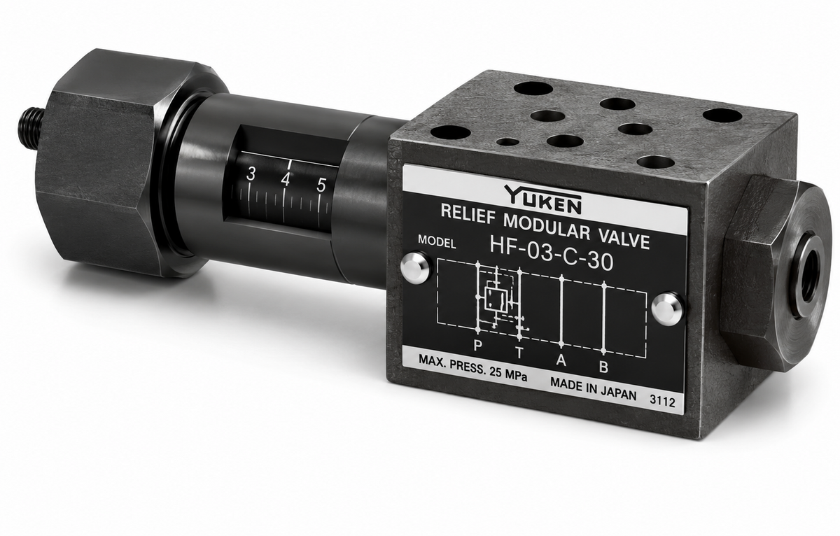Yuken — 005 Series Reducing Modular Valve (Sandwich Type)