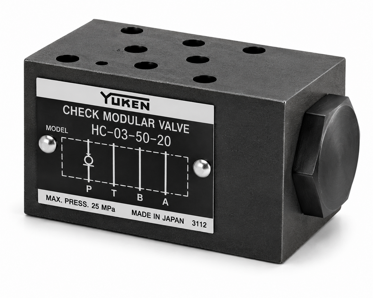 Yuken — 005 Series Check Modular Valve (Sandwich Type)