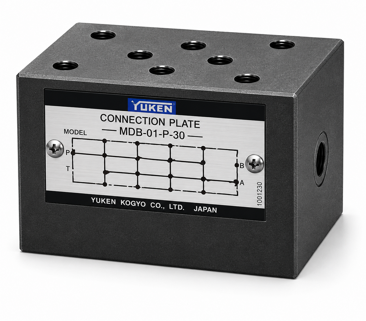 Yuken — 01 Series Modular End Plate (Blocking / Bypass)