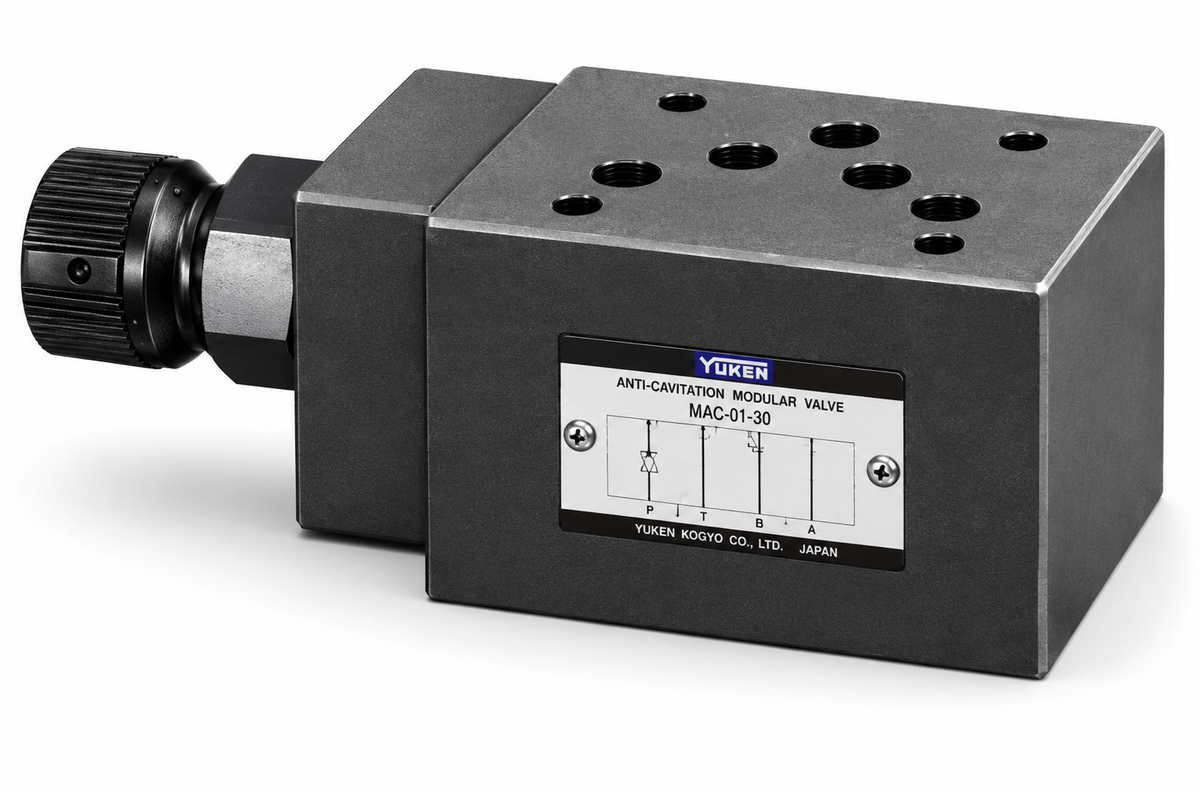 Yuken — 03 Series Check-Throttle Modular Valve (Sandwich Type)