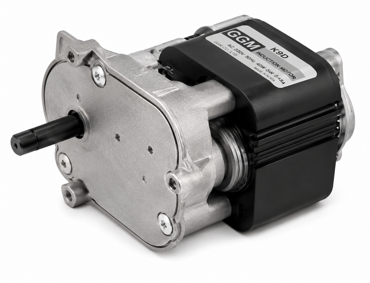 GGM KGR5 Gearhead for KA61 Shaded-Pole Motors (□60, 1/124–1/192)
