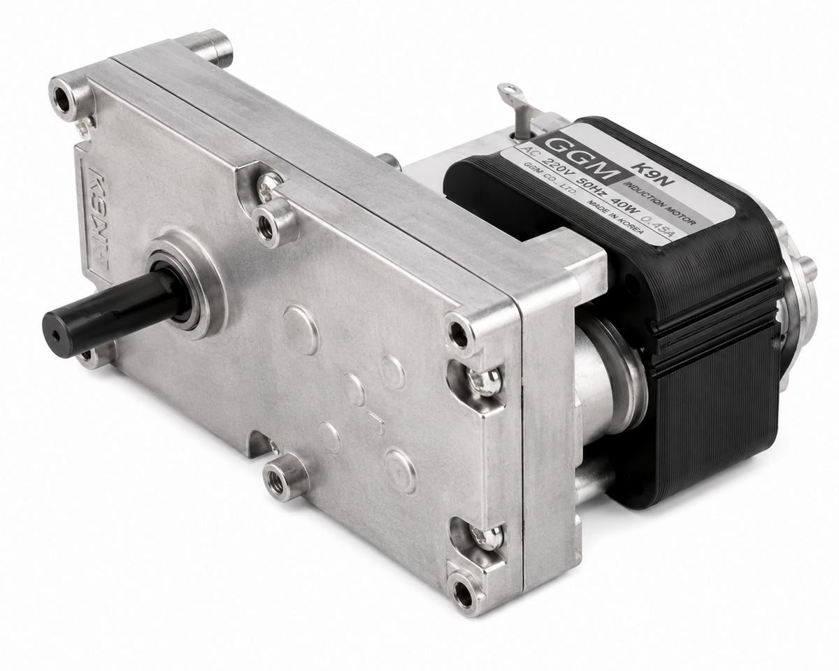 GGM KMF Gearhead for KA61 Shaded-Pole Motors (□60, F-Type, 1/150–1/3140)