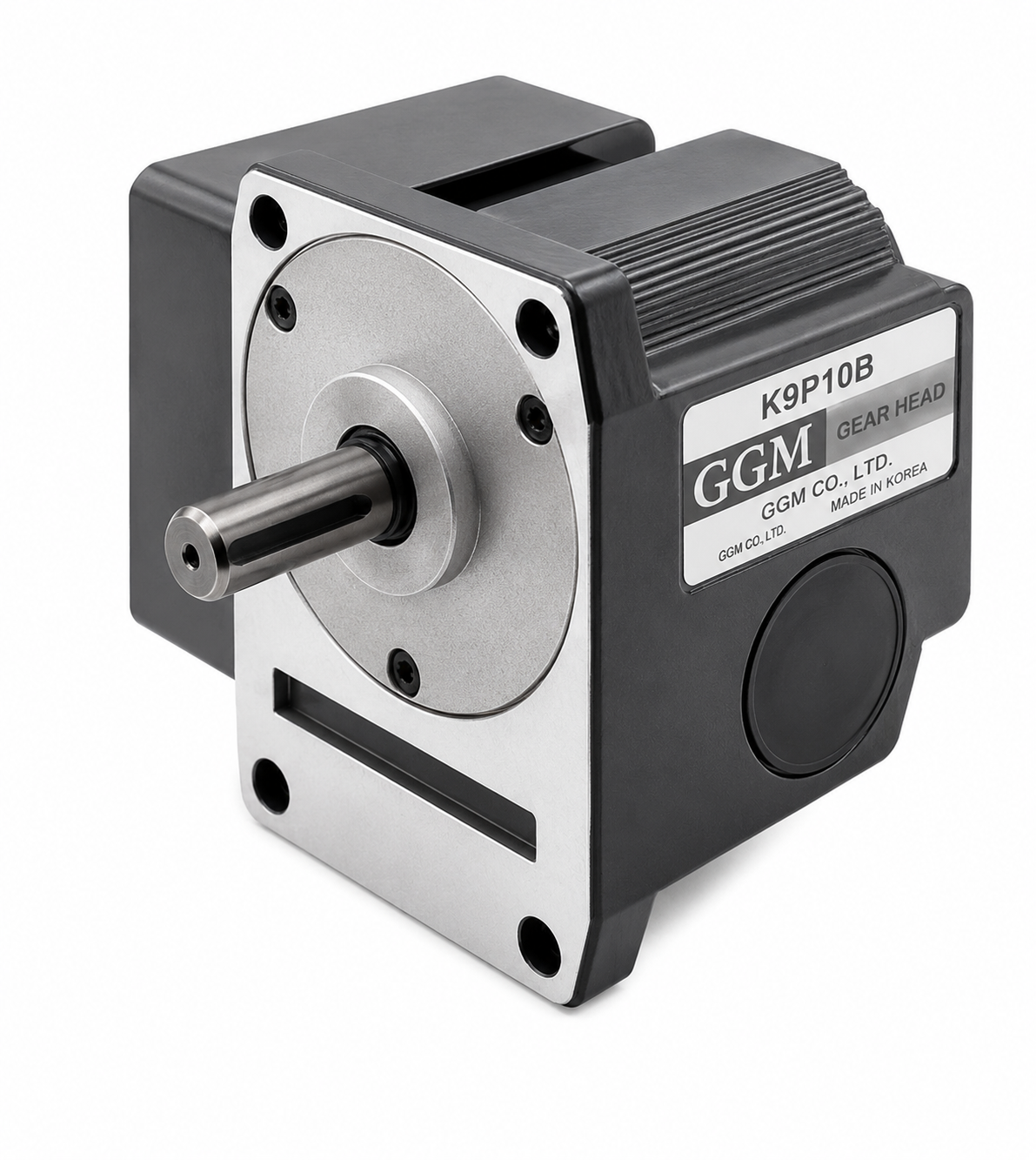 GGM K9P□BRS Right-Angle Solid-Shaft Gearhead (□90, for 60/90/120W motor, 20 N·m, 1/3~1/180)