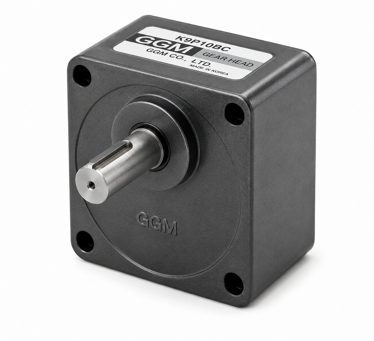 GGM K6H□B Solid-Shaft Gearhead (for K6 30W Brushless Motor Unit, ø10 solid, 1/5~1/200)