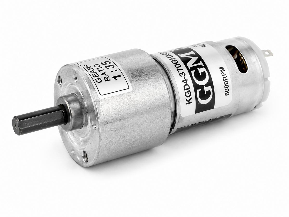 GGM KGC-2847-T2 DC Spur-Gear Geared Motor (ø34mm motor, 24V, 1/2–1/2430)