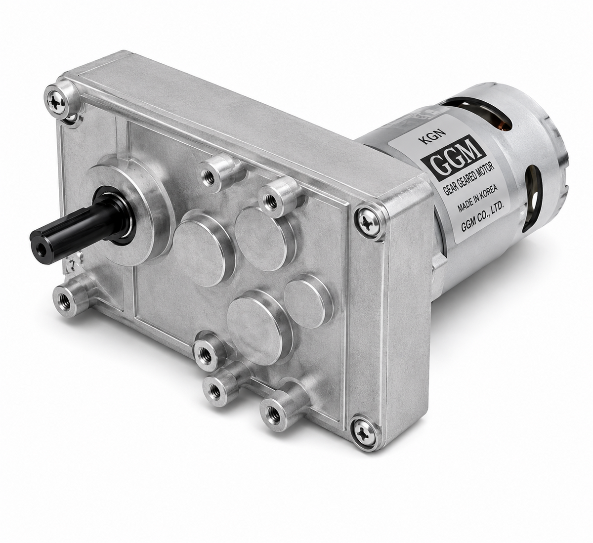 GGM KGV-4266-T2 Geared DC Motor (DC 24V, 7000rpm base, 3 ratios 1/60-1/105)