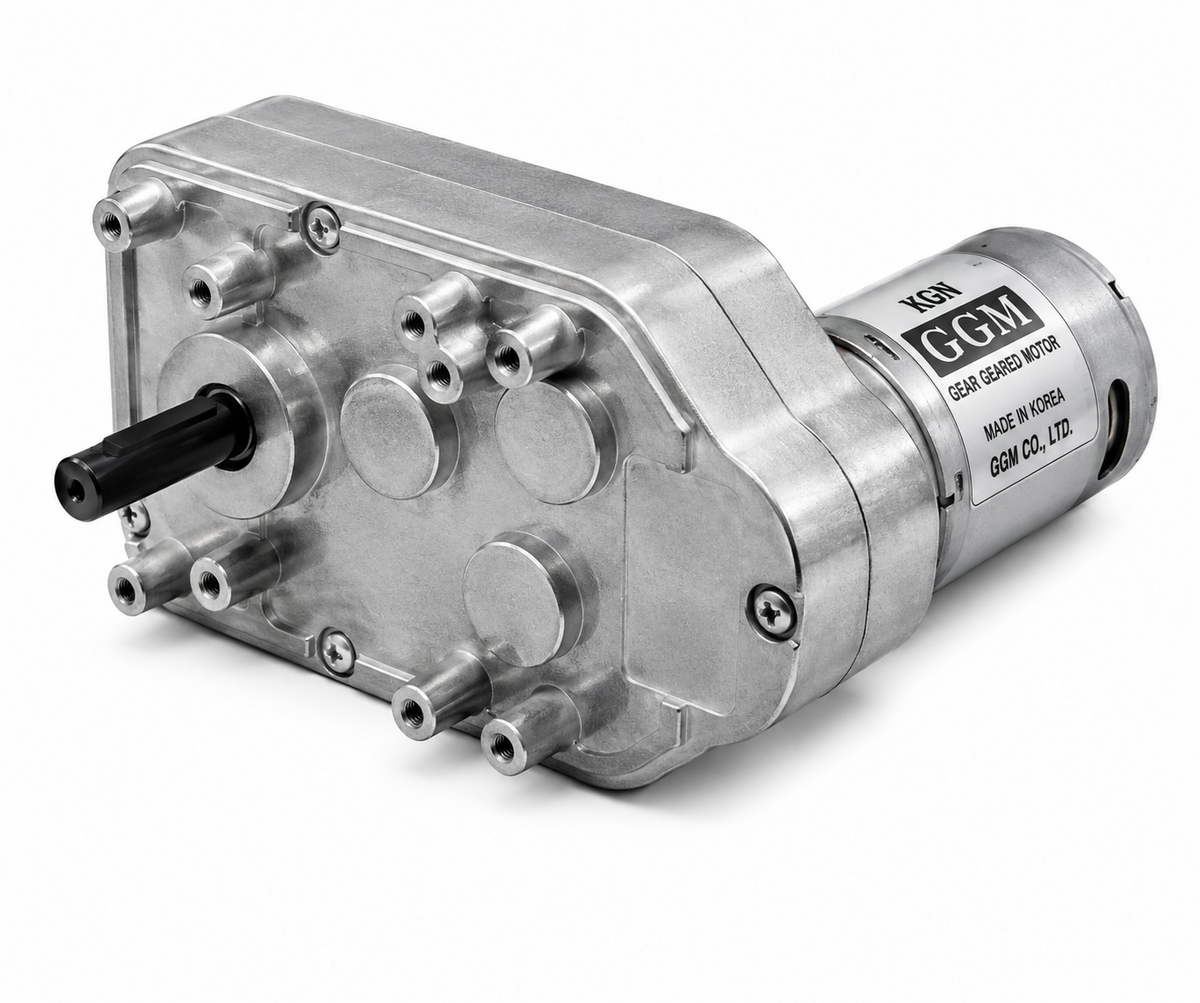 GGM KGV2-3640 BLDC Geared Motor, KB3640S2 (DC 24V, 9 ratios 1/60–1/660, F/R output)