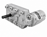 GGM KGE-3657-U2 F-Type Offset Geared DC Motor (DC 24V, 6000rpm base, 18 ratios 1/22-1/687)