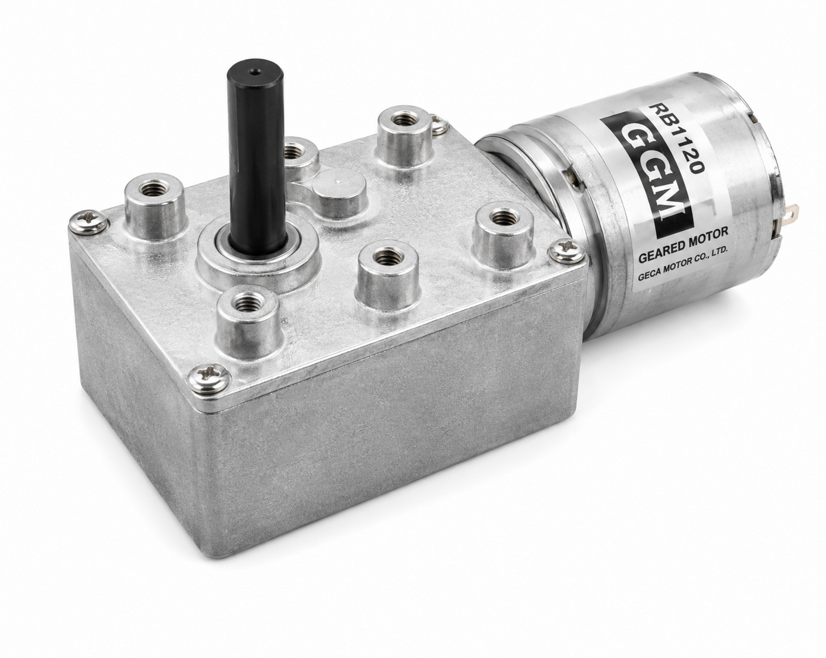 GGM KWB-3640-S2 BLDC Worm Geared Motor (DC 24V, F/R output, 1/70–1/1800)